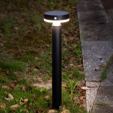 Zuma Line - LED Solarna lampa sa senzorom za pokret i dan/noć LED/4,5W/2000 mAh IP44 crna