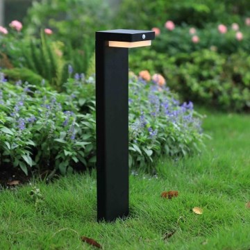 Zuma Line - LED Solarna lampa sa senzorom za pokret i dan/noć LED/4,5W/2000 mAh IP44 crna