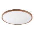 Zuma Line - LED stropna svjetiljka CAMI LED/36W/230V 3000/4000/6000K promjer 40 cm smeđa