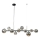 Zuma Line - Luster na sajli 10xG9/8W/230V crna/zadimljena crna