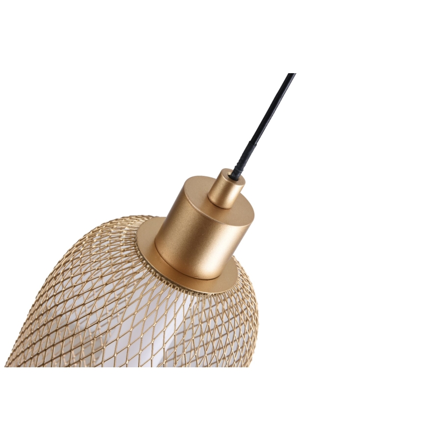 Zuma Line - Viseći LED luster na sajli s mogućnošću prigušivanja LED/27W/230V 3000-5700K zlatni + daljinski upravljač