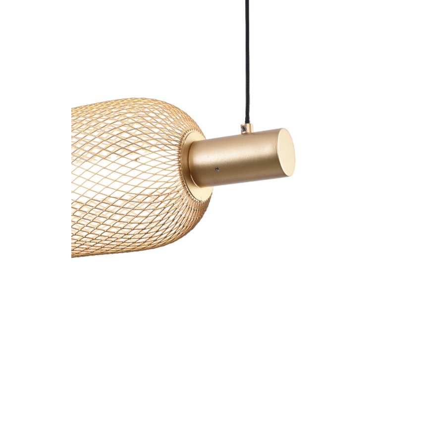 Zuma Line - LED luster s mogućnošću prigušivanja na sajli LED/27W/230V 3000-5700K zlatni + daljinski upravljač