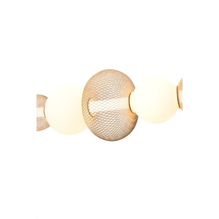 Zuma Line - LED luster s mogućnošću prigušivanja na sajli LED/27W/230V 3000-5700K zlatni + daljinski upravljač