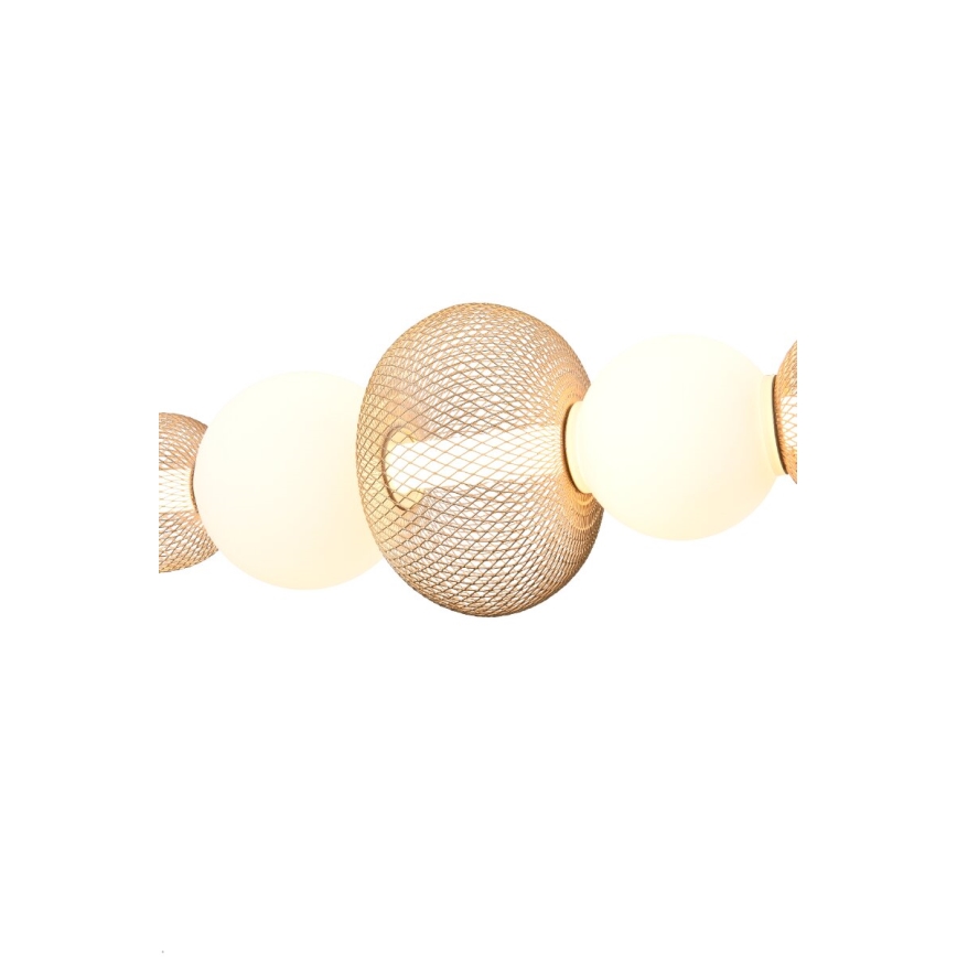 Zuma Line - LED luster s mogućnošću prigušivanja na sajli LED/27W/230V 3000-5700K zlatni + daljinski upravljač