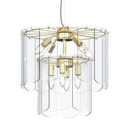 Zuma Line - Luster na sajli 8xE14/40W/230V zlatna