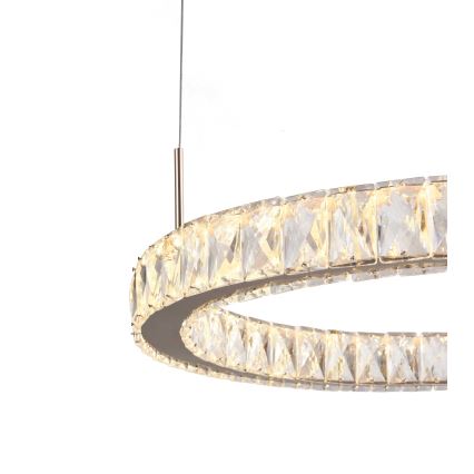 Zuma Line - LED luster na sajli LED/36W/230V rosé zlato