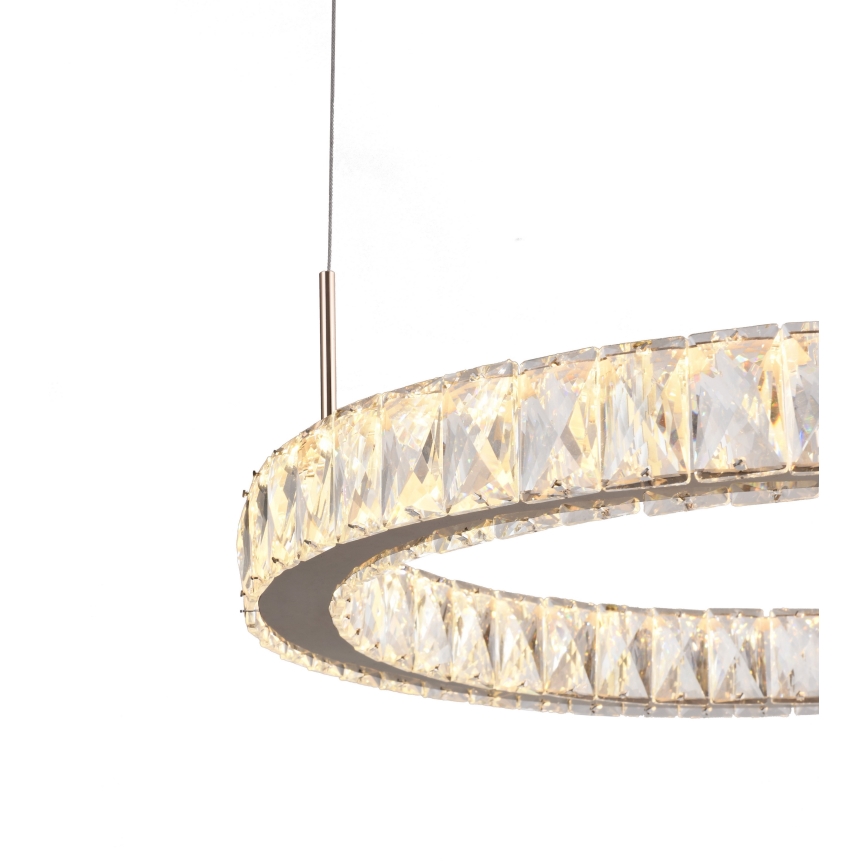 Zuma Line - LED luster na sajli LED/36W/230V rosé zlato