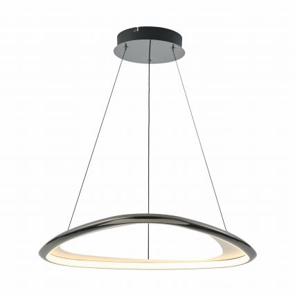 Zuma Line - LED Prigušivi luster na sajli LED/34W/230V 3000K crni sjajni krom