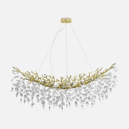 Zuma Line - Luster na sajli 14xG9/3,5W/230V 115x40 cm zlatna