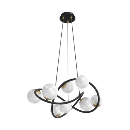 Zuma Line - Luster na sajli 8xG9/3,5W/230V crna