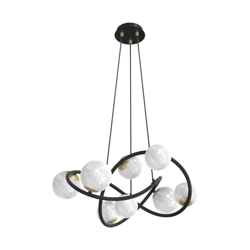 Zuma Line - Luster na sajli 8xG9/3,5W/230V crna