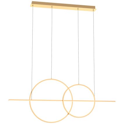 Zuma Line - LED Prigušivi luster na sajli LED/34W/230V zlatna