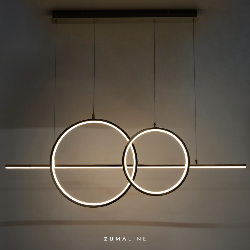 Zuma Line - LED Prigušivi luster na sajli LED/34W/230V zlatna