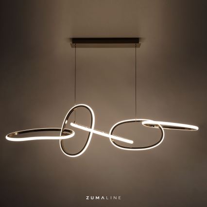 Zuma Line - LED Prigušivi luster na sajli LED/56W/230V zlatna