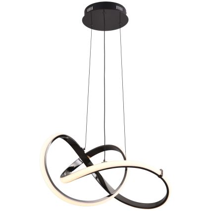 Zuma Line - LED Prigušivi luster na sajli LED/44W/230V crna