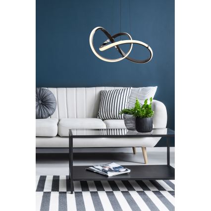Zuma Line - LED Prigušivi luster na sajli LED/44W/230V crna