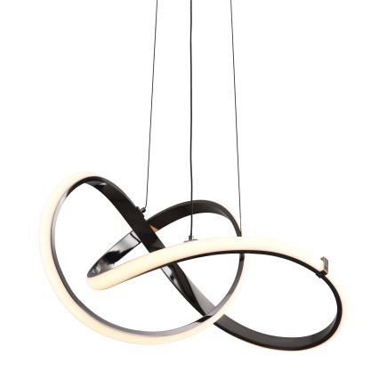 Zuma Line - LED prigušivački luster na užetu LED/44W/230V crna