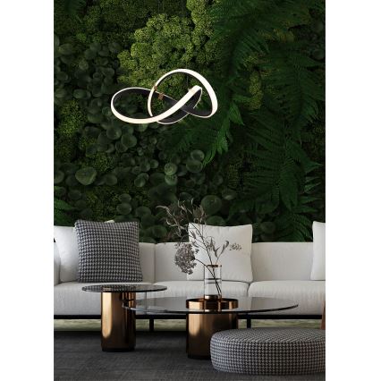 Zuma Line - LED Prigušivi luster na sajli LED/44W/230V crna/zlatna