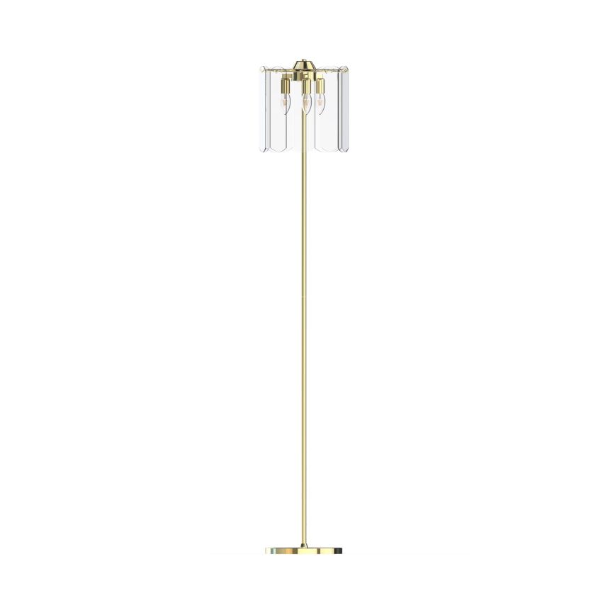 Zuma Line - Podna lampa 3xE14/40W/230V zlatna