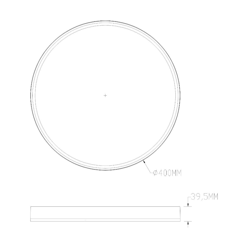 Zuma Line - LED RGBW Prigušiva stropna svjetiljka za kupaonicu LED/32W/230V + LED/8W 3000-6000K IP44 crna/zlatna + daljinski upravljač