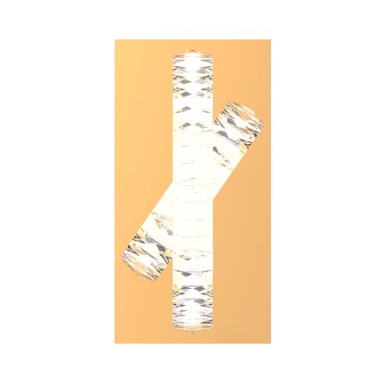 Zuma Line - LED prigušivo kristalno zidno svjetlo LED/18W/230V 2700-6000K zlatna + daljinski upravljač