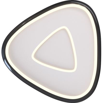Zuma Line - LED Prigušiva stropna svjetiljka LED/27W/230V 3000K crni sjajni krom