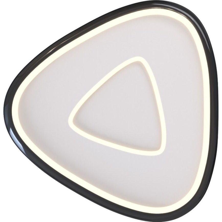 Zuma Line - LED Prigušiva stropna svjetiljka LED/27W/230V 3000K crni sjajni krom