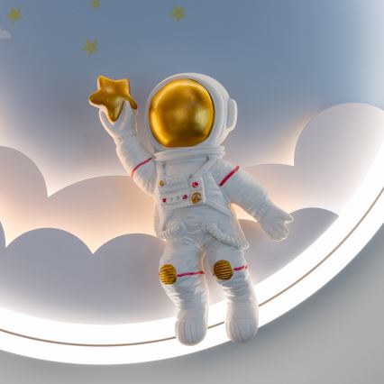 Zuma Line - LED Prigušiva dječja stropna svjetiljka LED/42W/230V 3000/5700K astronaut