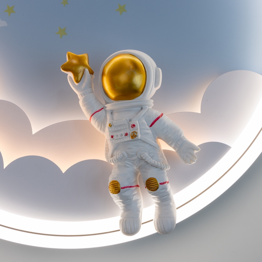 Zuma Line - LED Prigušiva dječja stropna svjetiljka LED/42W/230V 3000/5700K astronaut