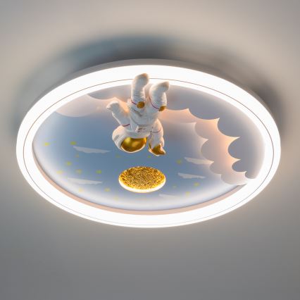 Zuma Line - LED Prigušiva dječja stropna svjetiljka LED/42W/230V 3000/5700K astronaut