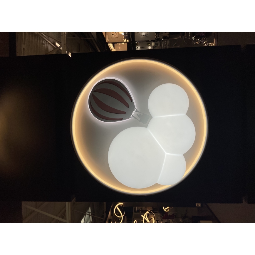 Zuma Line - LED Prigušiva dječja stropna svjetiljka LED/42W/230V 3000/5700K ružičasta
