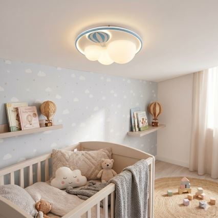 Zuma Line - LED stropna svjetiljka za djecu s mogućnošću prigušivanja LED/42W/230V 3000/5700K plava