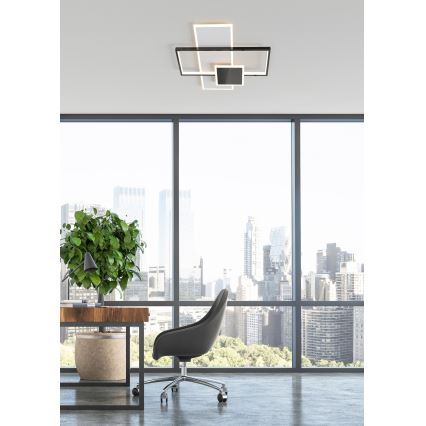 Zuma Line - LED Prigušiva stropna svjetiljka LED/46W/230V crna