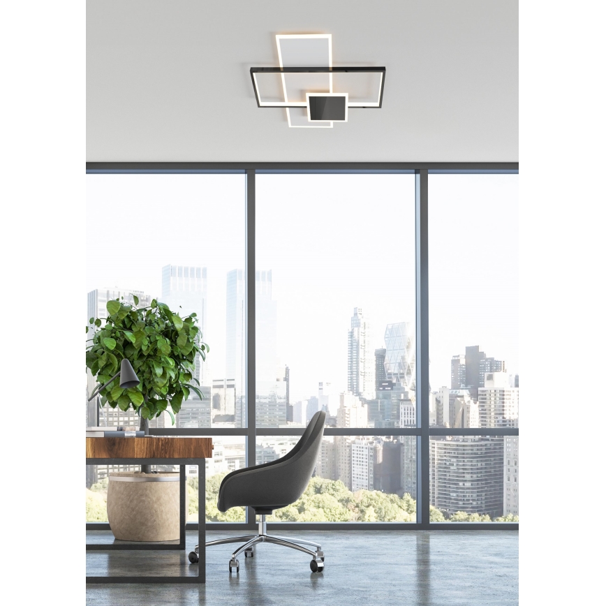 Zuma Line - LED Prigušiva stropna svjetiljka LED/46W/230V crna