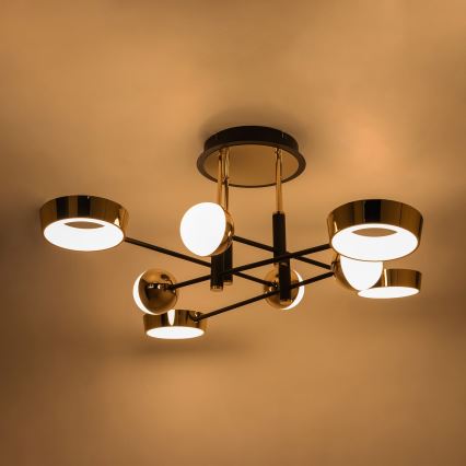 Zuma Line - LED plafonski luster s prigušivanjem LED/60W/230V zlatna/crna