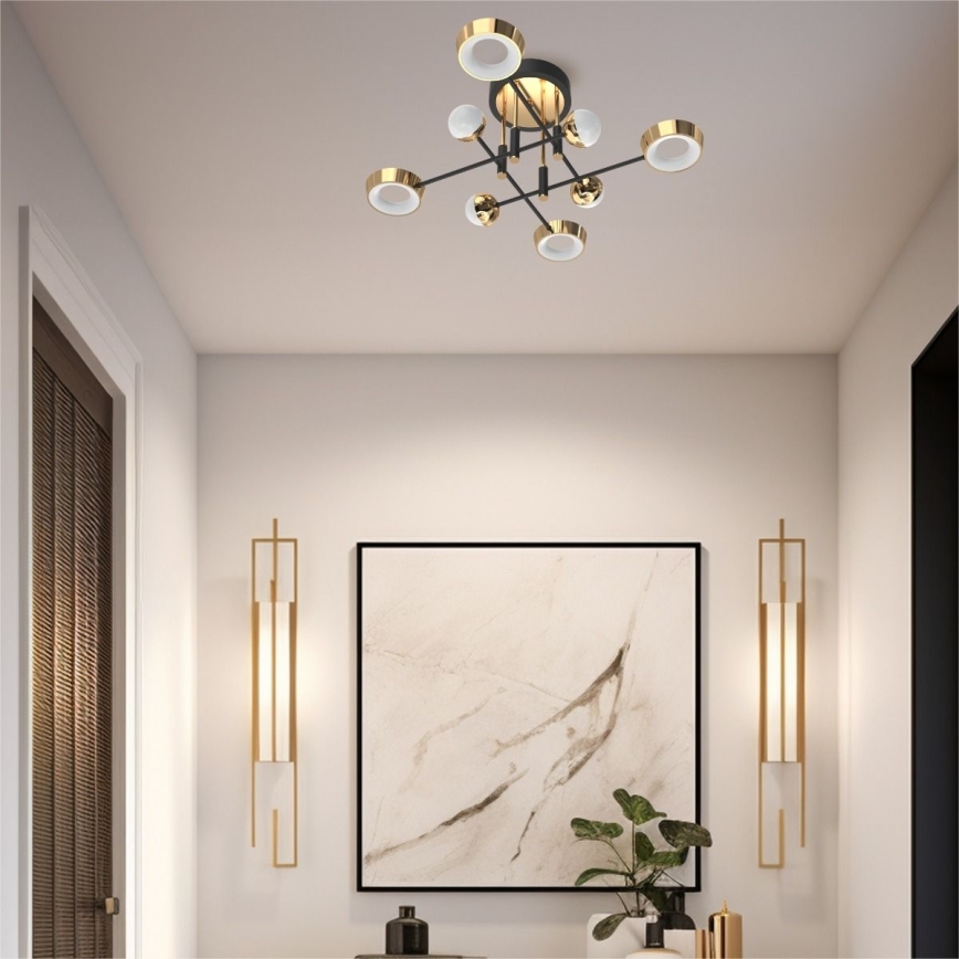 Zuma Line - LED plafonski luster s prigušivanjem LED/60W/230V zlatna/crna