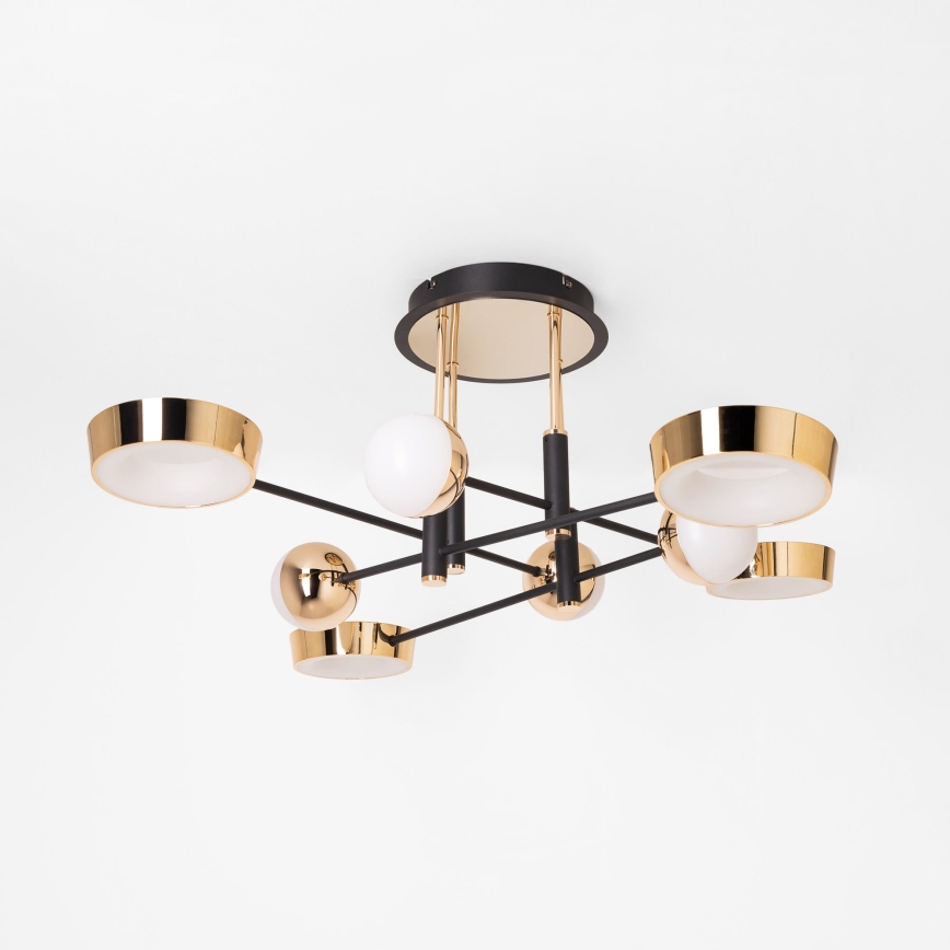 Zuma Line - LED plafonski luster s prigušivanjem LED/60W/230V zlatna/crna