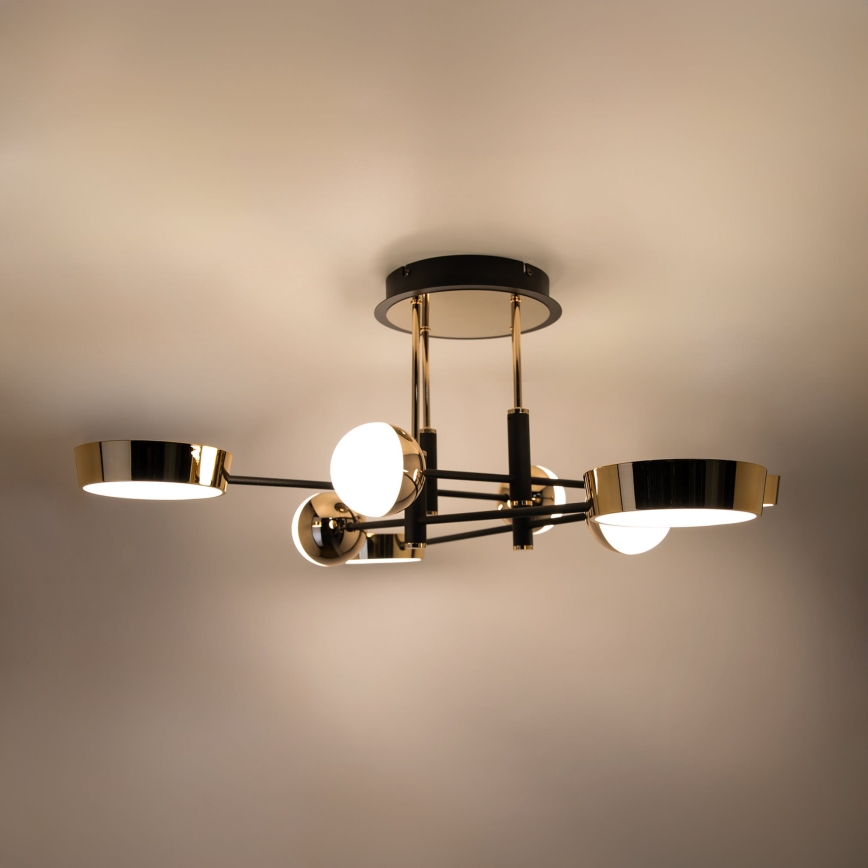 Zuma Line - LED plafonski luster s prigušivanjem LED/60W/230V zlatna/crna