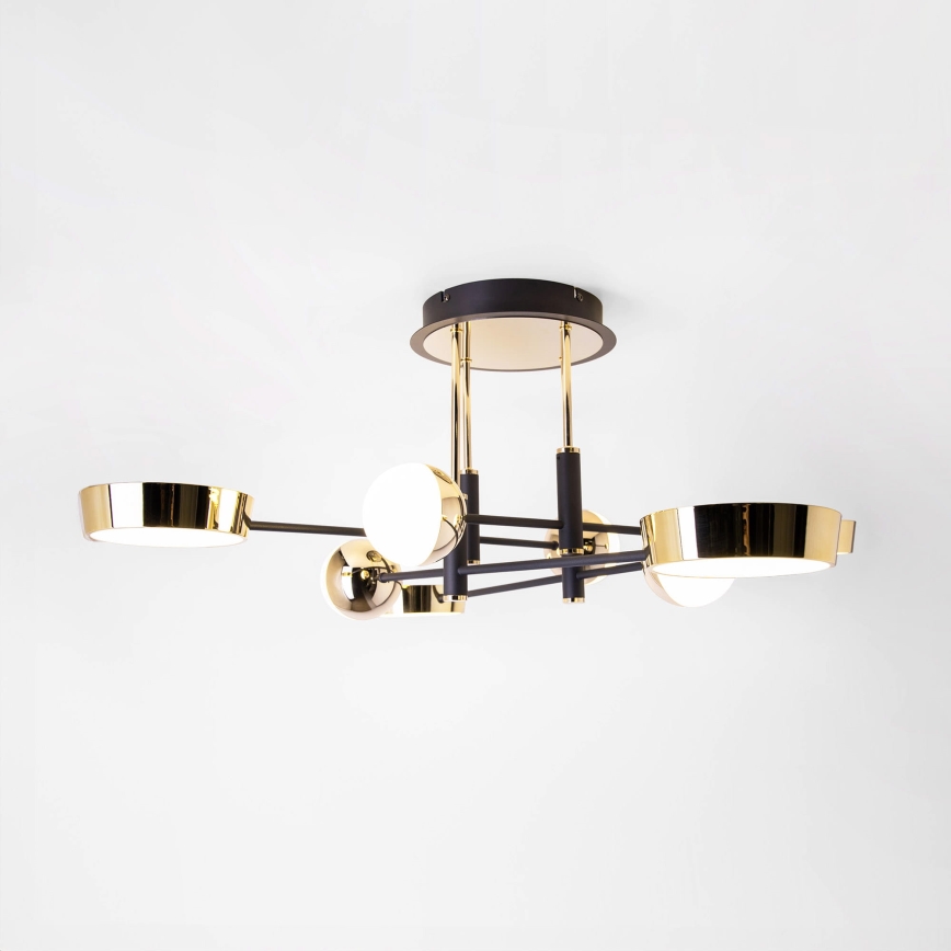 Zuma Line - LED plafonski luster s prigušivanjem LED/60W/230V zlatna/crna