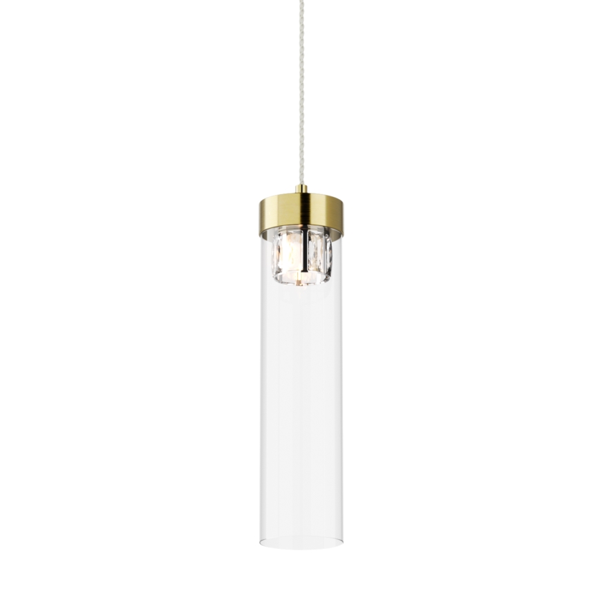 Zuma Line - Kristalni luster na sajli 1xG9/28W/230V mesing
