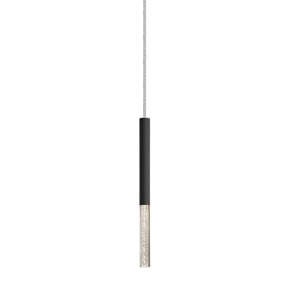 Zuma Line - LED Luster na sajli LED/5W/230V crna