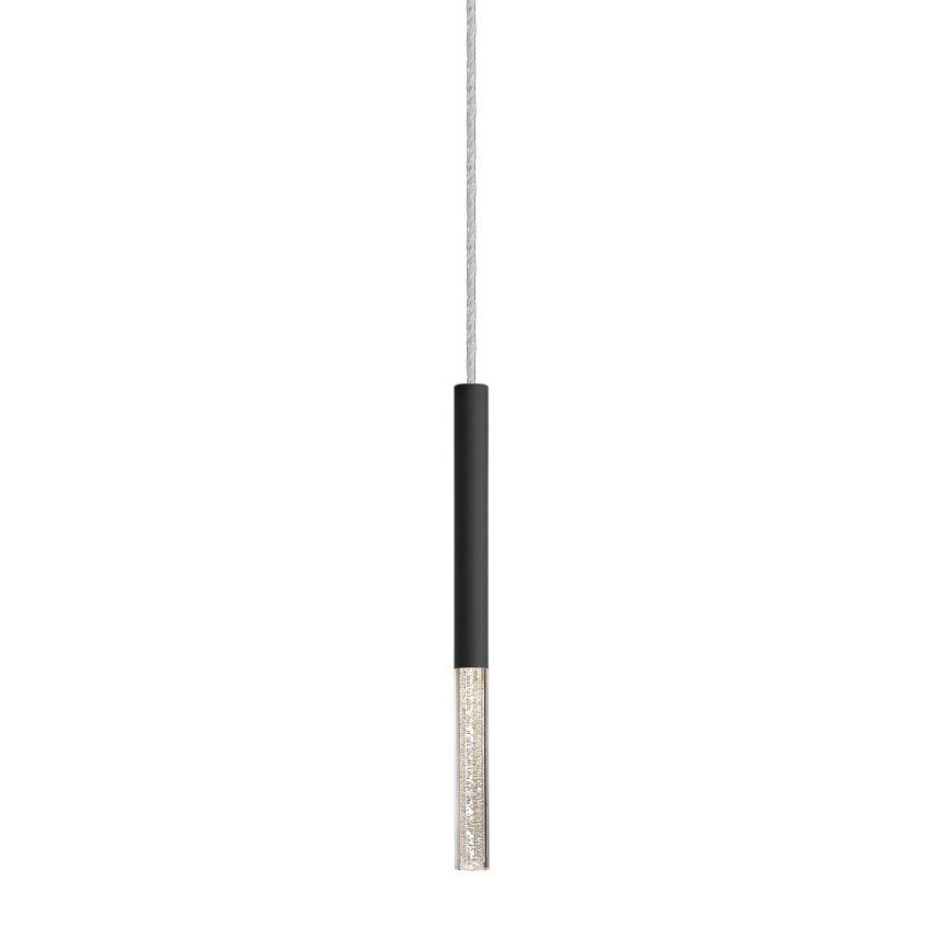 Zuma Line - LED Luster na sajli LED/5W/230V crna