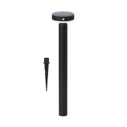 Zuma Line - LED Solarna lampa sa senzorom za pokret i dan/noć LED/4,5W/2000 mAh IP44 crna