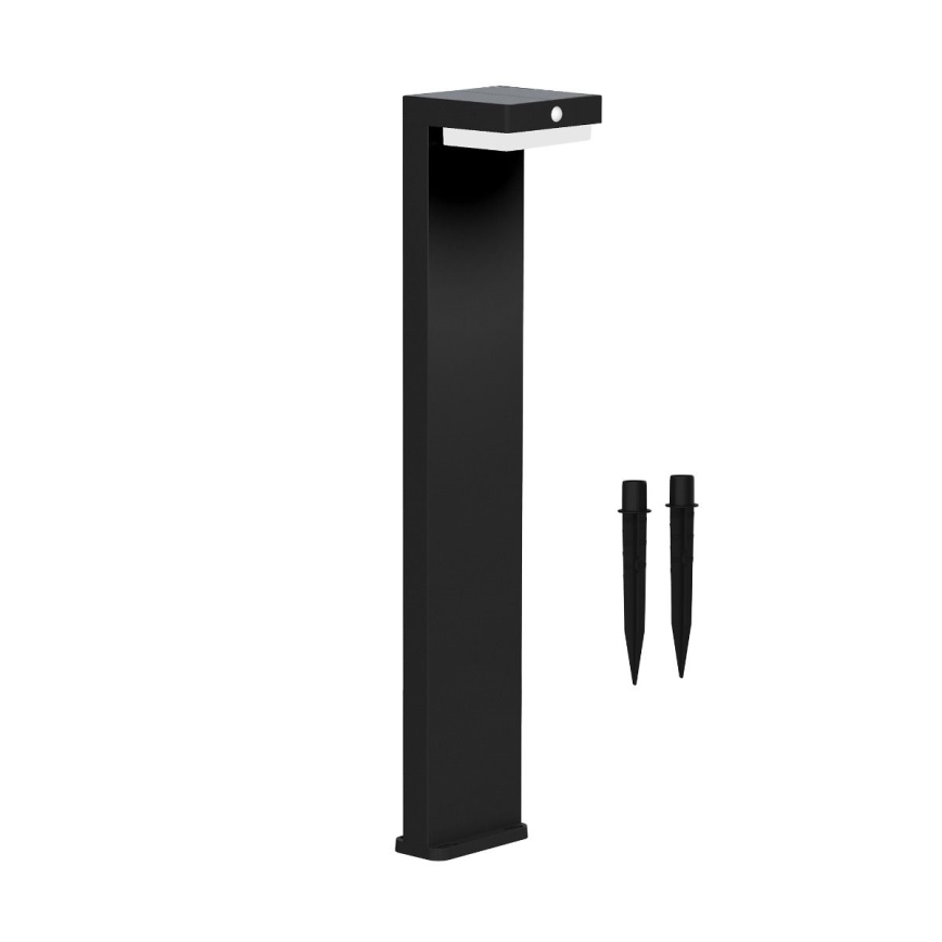 Zuma Line - LED Solarna lampa sa senzorom za pokret i dan/noć LED/4,5W/2000 mAh IP44 crna