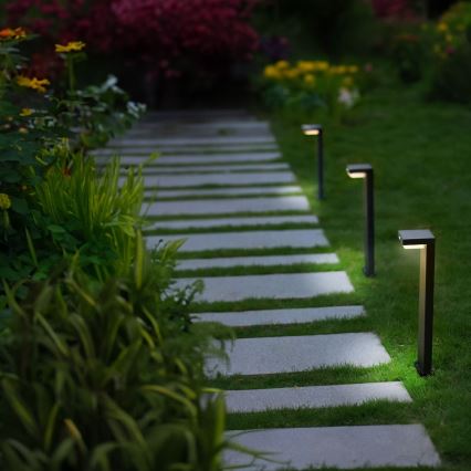 Zuma Line - LED Solarna lampa sa senzorom za pokret i dan/noć LED/4,5W/2000 mAh IP44 crna