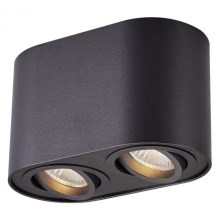Zuma Line - Reflektorska svjetiljka 2xGU10/50W/230V crna