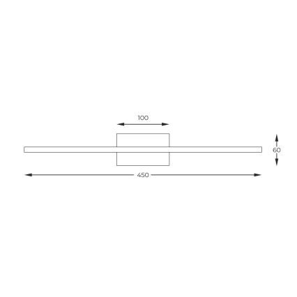 Zuma Line - LED Svjetiljka za slike LED/10W/230V 45 cm zlatna