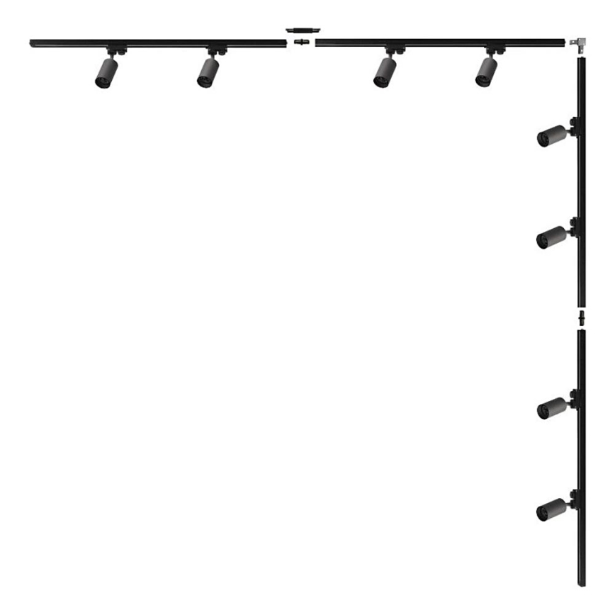Zuma Line - Spot svjetiljka za tračnu šinu 8xGU10/35W/230V crna
