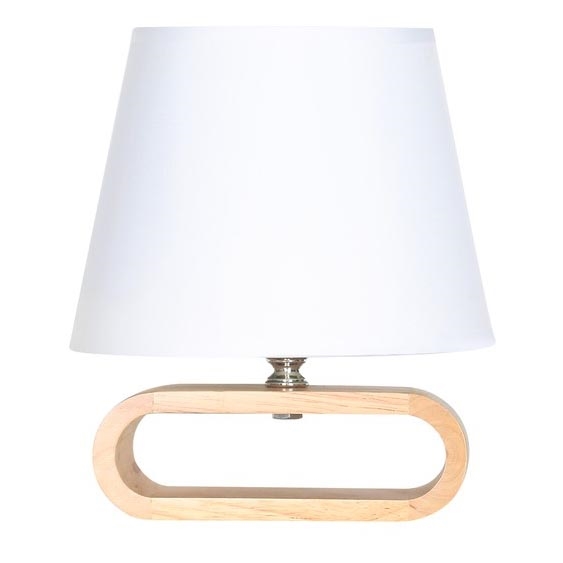 Zuma Line - Stolna lampa 1xE14/40W/230V bambus/bijela