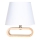 Zuma Line - Stolna lampa 1xE14/40W/230V bambus/bijela